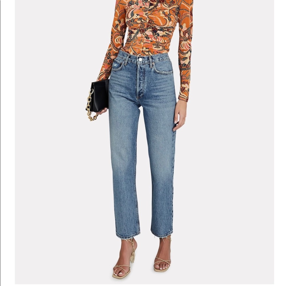 NWT AGOLDE 90s pinch waist jeans size 25 in color Endless